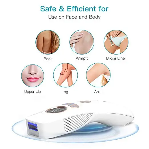 Перманентный эпилятор для удаления волос с ледяным охлаждением женщин и мужчин