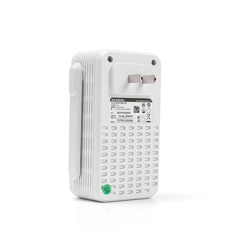 Tenda PA3 1000 Мбит/с Ethernet-адаптер сетевого шнура PLC сетевой адаптер переменного тока