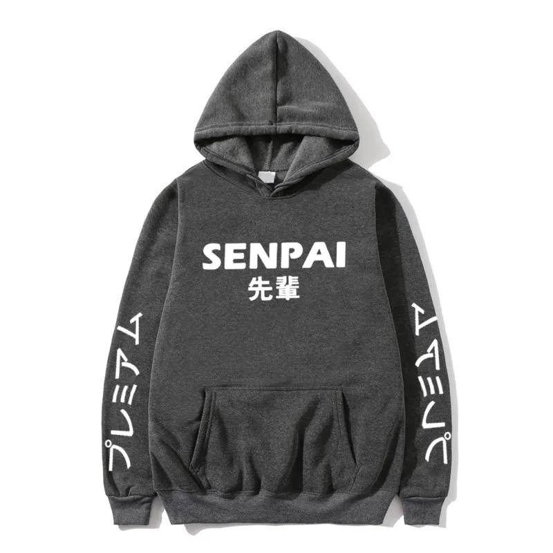 Горячая Распродажа модная Японская уличная толстовка с капюшоном SENPAI несколько