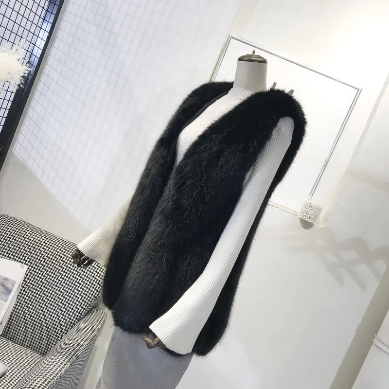 

Luxury Women Ladies Fur Vest Fur Jacket Fur Coat Fashion Winter Faux Fur Waistcoat Slim Fit Casual Outdoor Fur Outwear New