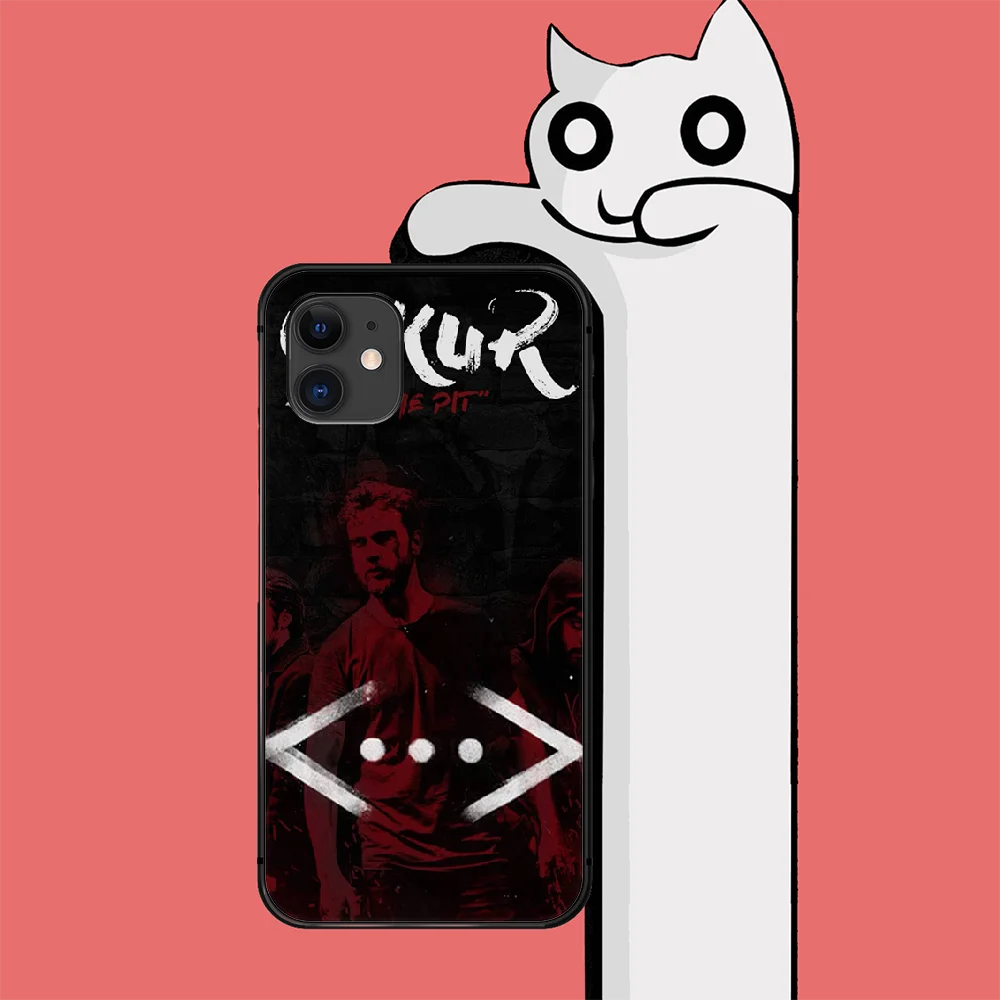 

Cukur Show TV Phone Case Cover For Iphone 6 6S 7 8 11 12 Se 2020 X Xs Xr Pro Max Plus Mini Black Trend Back Black