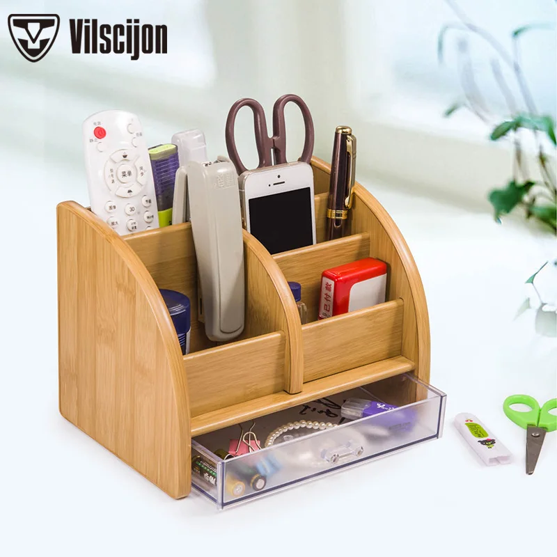Многофункциональная ручка настольный держатель новая мода деревянная коробка