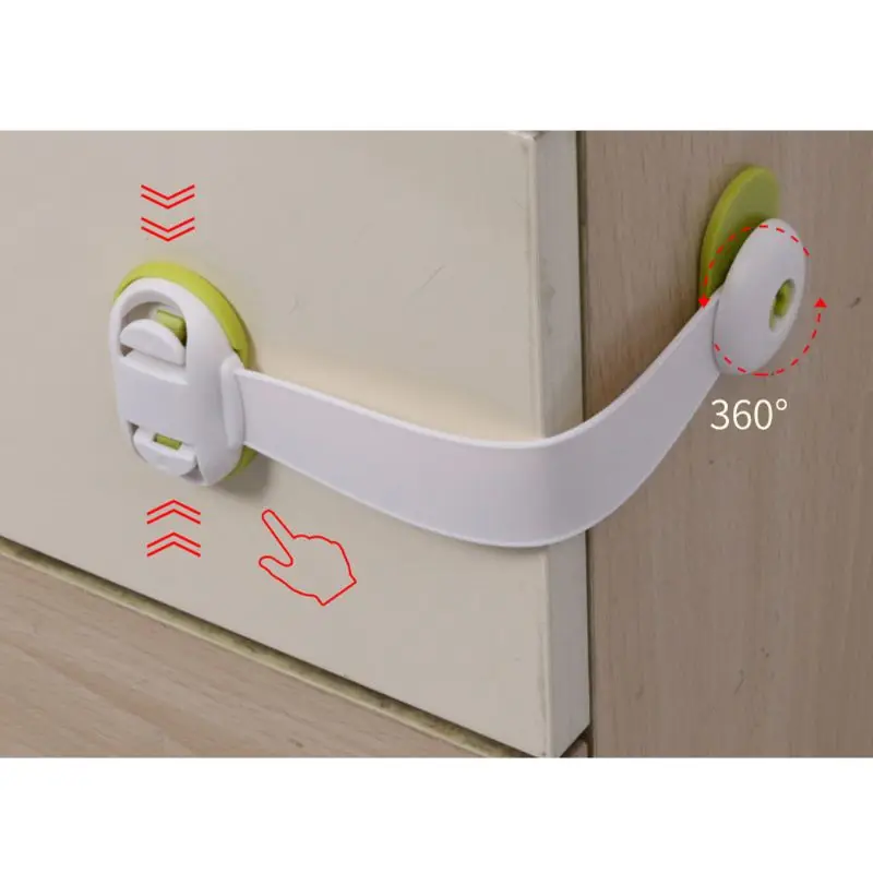 

6Pcs/Lot Child Lock Protection Of Children Locking Doors For Children's Safety Kids Safety Plastic Protection Safety Lock J60B