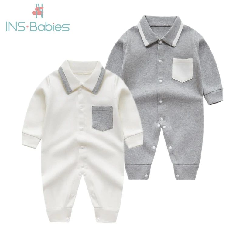Новинка повседневные весенние детские комбинезоны с длинными рукавами для