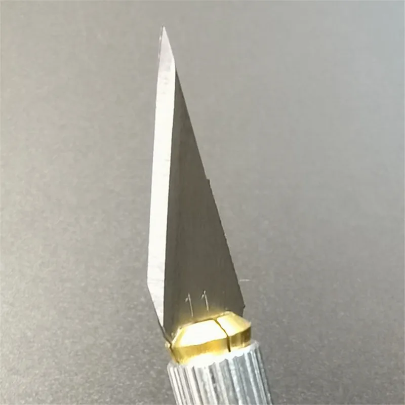 

200Pcs Replacement Hobby Blade Spare Steel Craft Tool DIY Art Work Cutting Tool Replacement Blade Versatile Replacement Blades
