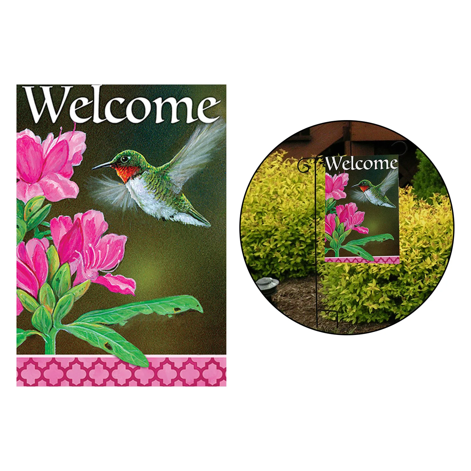 

Garden Flag Outside Banner 30x45cm for Friends Family Backyard Patio