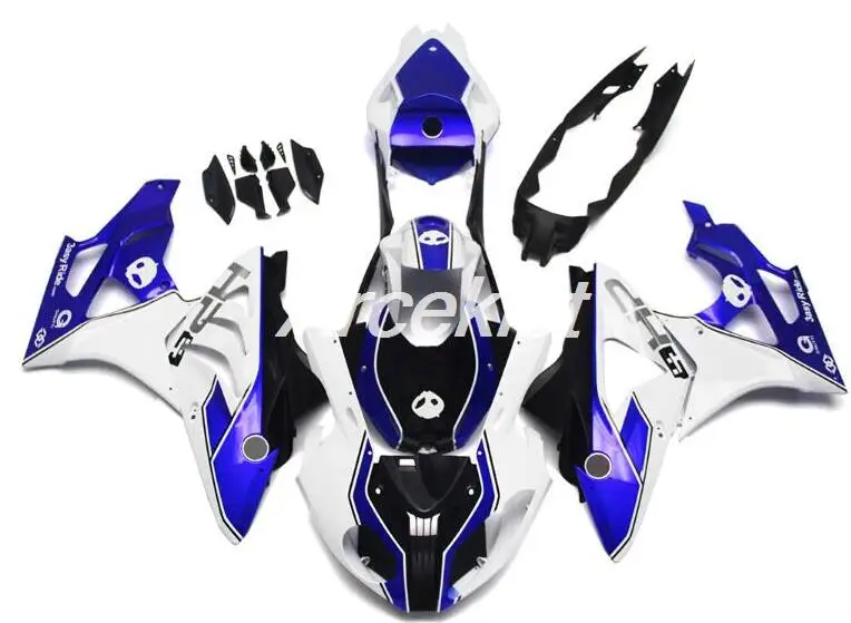 

НОВЫЕ комплекты обтекателей для мотоциклов ABS, подходят для BMW S1000RR 09 12 13 14 HP4 2009 2010 2011 2012 2013 2014, комплект кузова синего и белого цвета