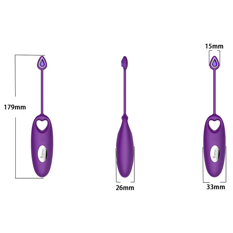 10 частотное вибрирующее яйцо с дистанционным управлением шарик кегеля для
