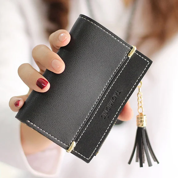 Женские кошельки брендовый Кошелек для монет женские короткий клатч девушек