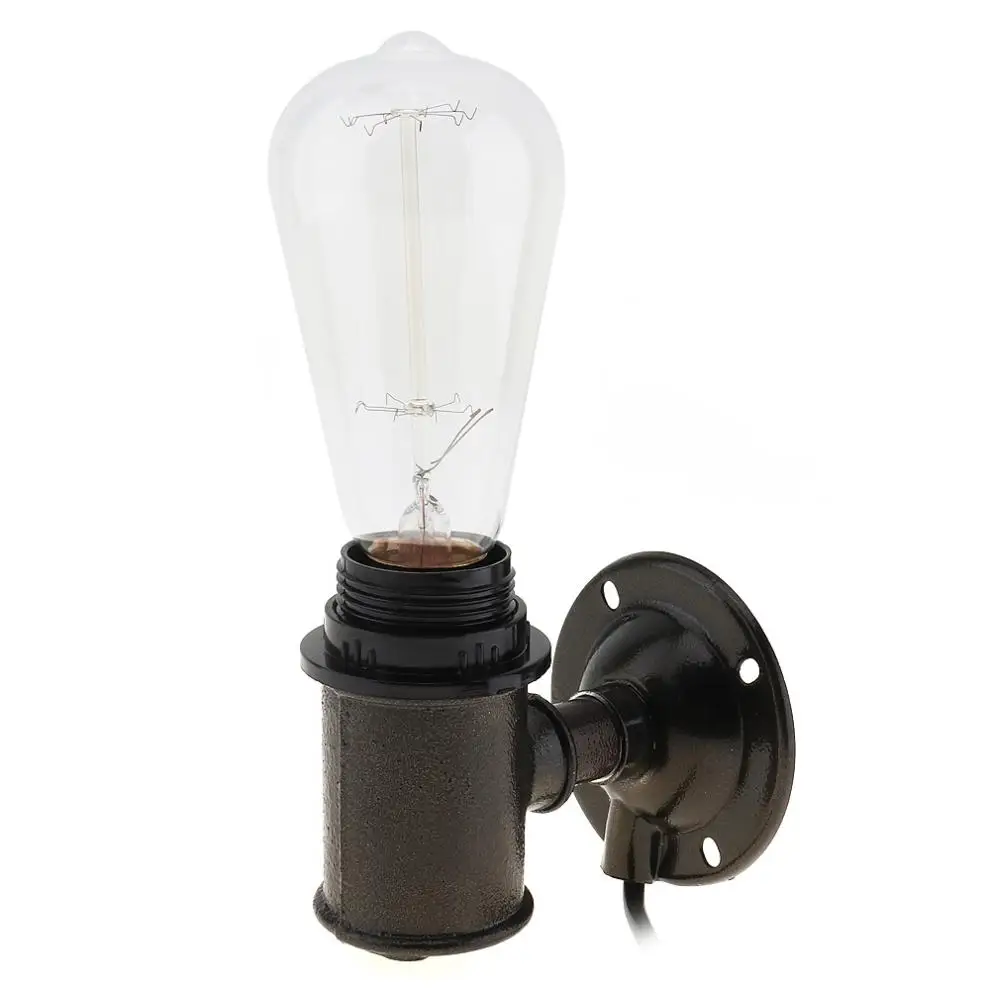 

Creative Retro Style Edison Light Bulb with Lamp Holder 110V-240V 40W and Water Pipe Type for Home Shop Decoration