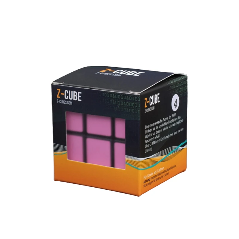 Новинка Z-cube 3x3 зеркальный куб Волшебная с импортной пленкой синяя и розовая