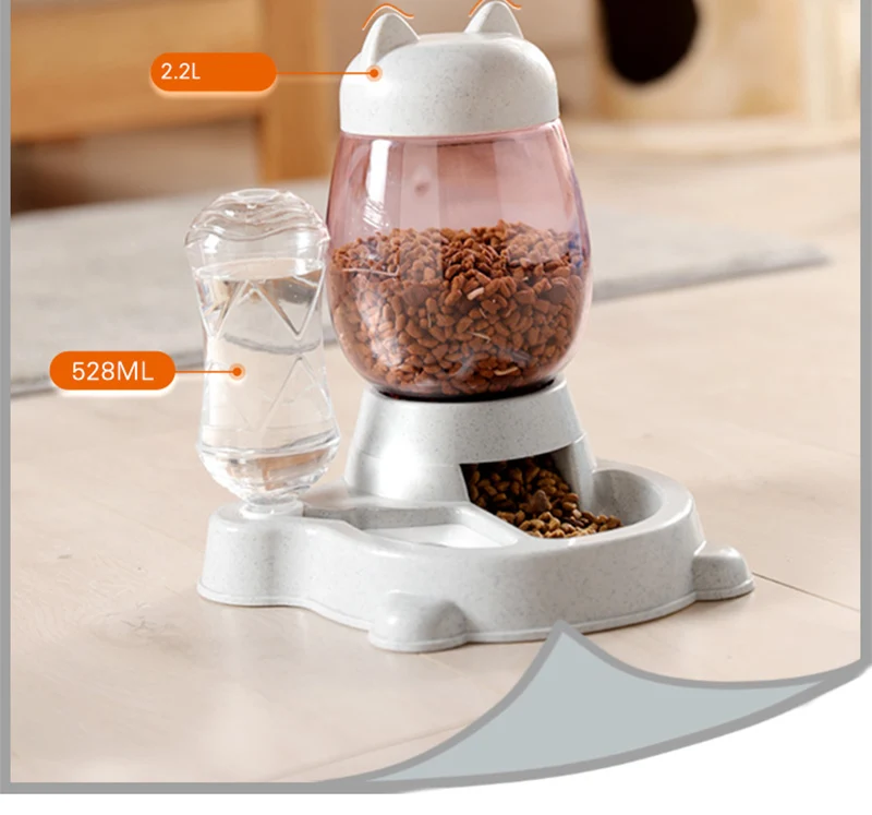 

Cat Bowl Water Fountain Seringue Plastique Water Dispenser Pet Feeder Cat Feeder Automatic Bebedero Gato Cat Bowls QJJ60ZDWS