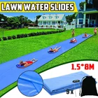Детская водная горка 8M Surf коврик для водных горок, для игр в бассейне, на лужайке
