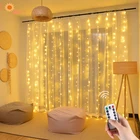 3 м Светодиодные Гирлянды Гирлянда Шторы лампа гирлянды светодиодные рождественские гирлянды украшение для дома Спальня Гостиная Новый год