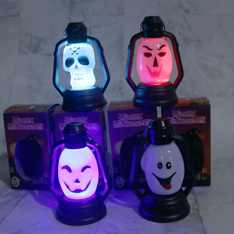 

Spot New Halloween Decoration Led Boat Lamp Ktv Bar Window Shooting Props Skeleton Night Lamp Horse Lamp Wholesale Horror