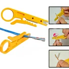 1 шт. мини-Кримпер плоскогубцы портативный инструмент для зачистки проводов нож Карманный обжимной инструмент для зачистки проводов детали инструмента для резки проводов