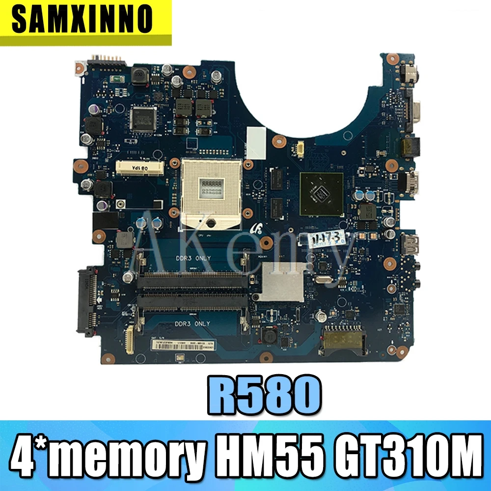 For Samsung NP R580 Laptop motherboard HM55 DDR3 GT310M graphic mainboard BREMEN M BA92 06132A 06132B|Материнские платы| |