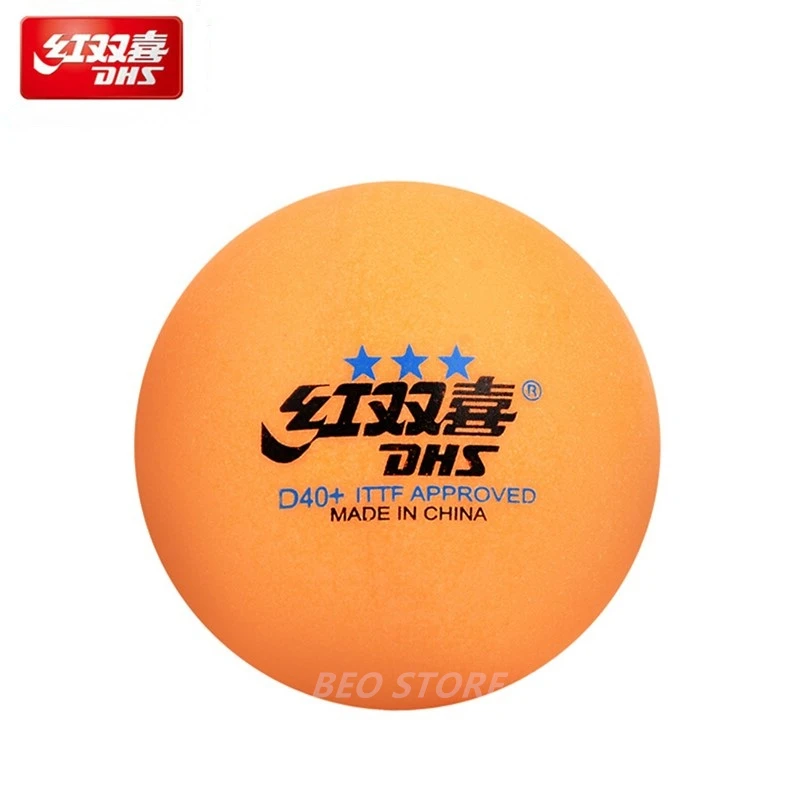 Мячи для настольного тенниса DHS 30/60 оригинальные 3 звезды D40 + из оранжевого