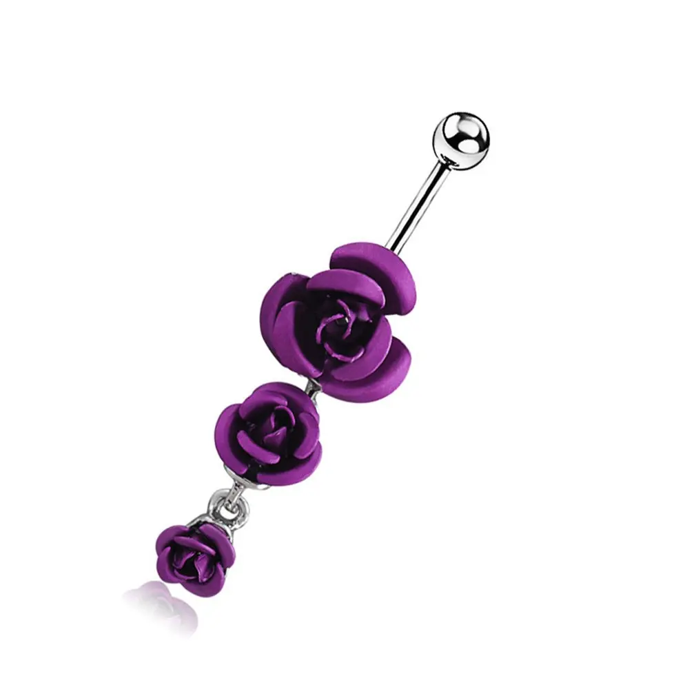 Розовый пупок кольцо кристалл горный хрусталь кольца для пупка пирсинг