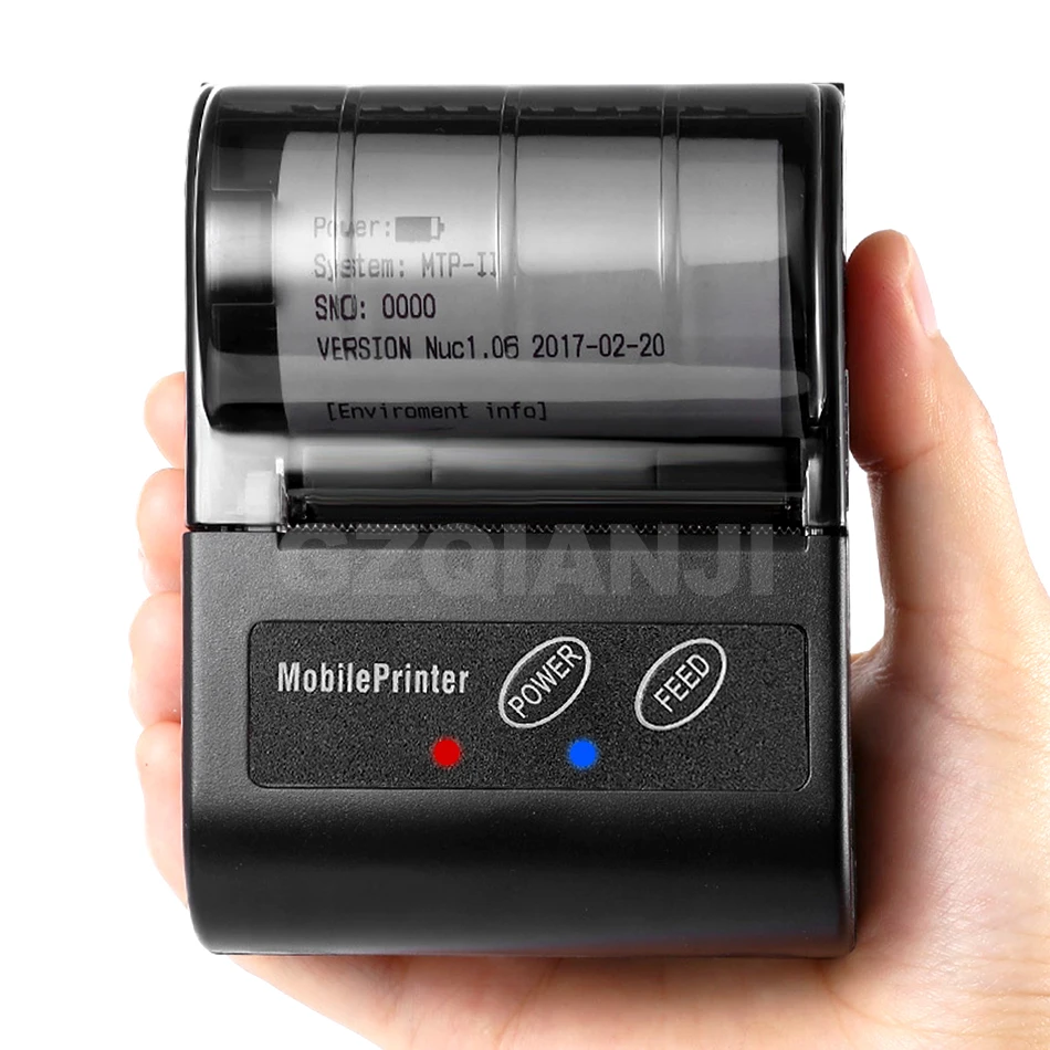 POS 58 мм портативный мини Bluetooth чековый принтер термопринтер для чеков и такси Andirod