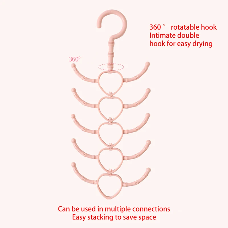 Вращающаяся вешалка на десять Зубцов ветрозащитная держатель для сумки галстука