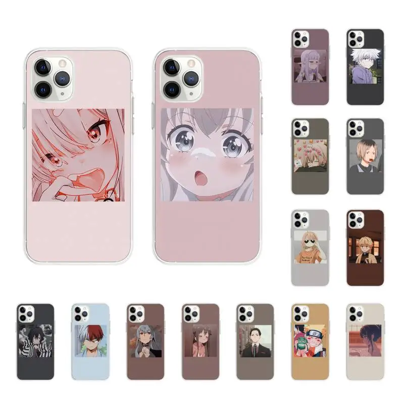 

Anime icons Painted Phone Case for iphone 13 11pro MAX 8 7 6 6S Plus X XS MAX 5 5S SE XR Fundas Capa