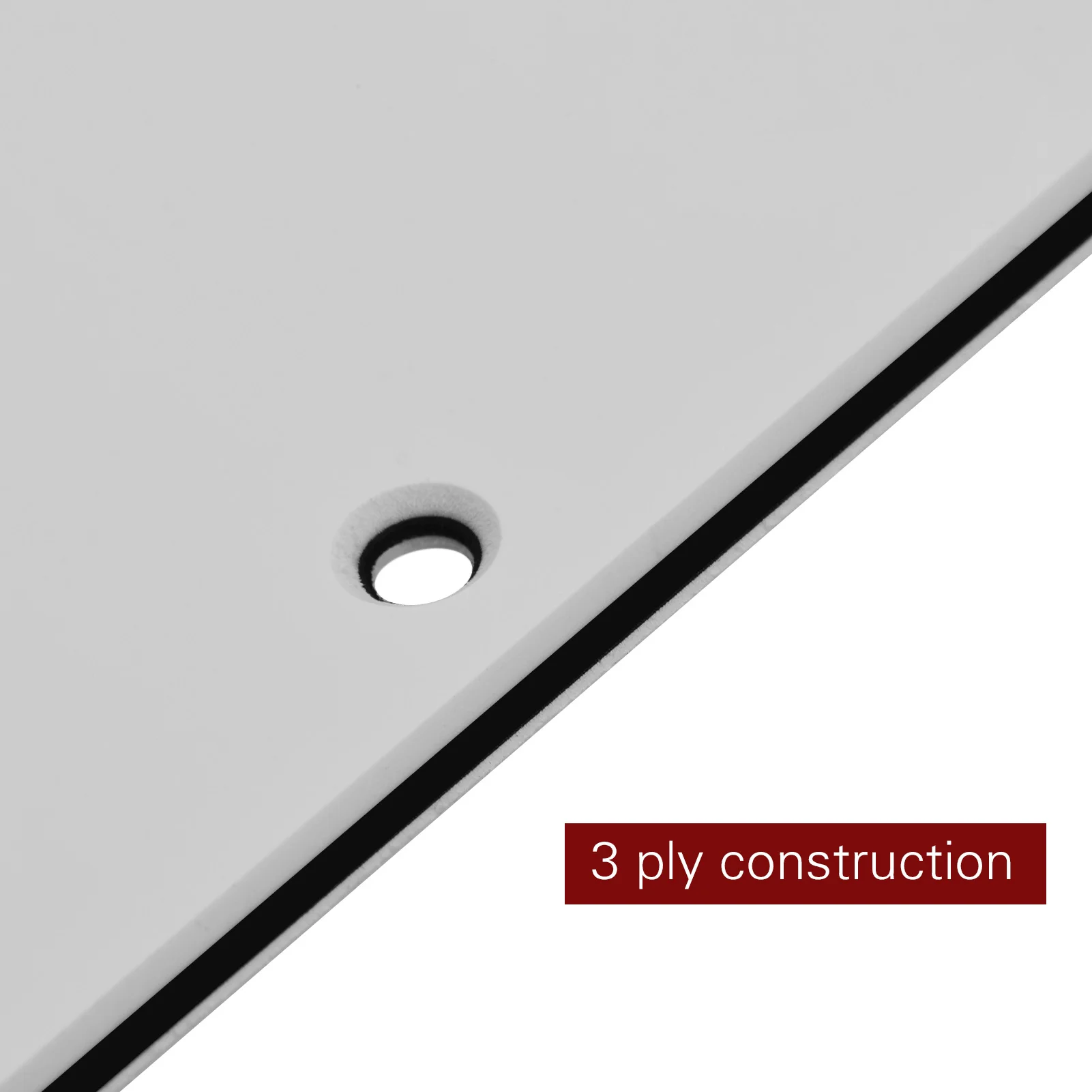 

6 Holes 3-Ply Guitar Backplate Tremolo Back Cover Replacement for ST Electric Guitar