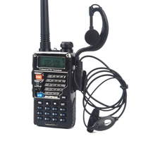 baofeng uv 5re vhfuhf dual band walkie talkie with earpiece