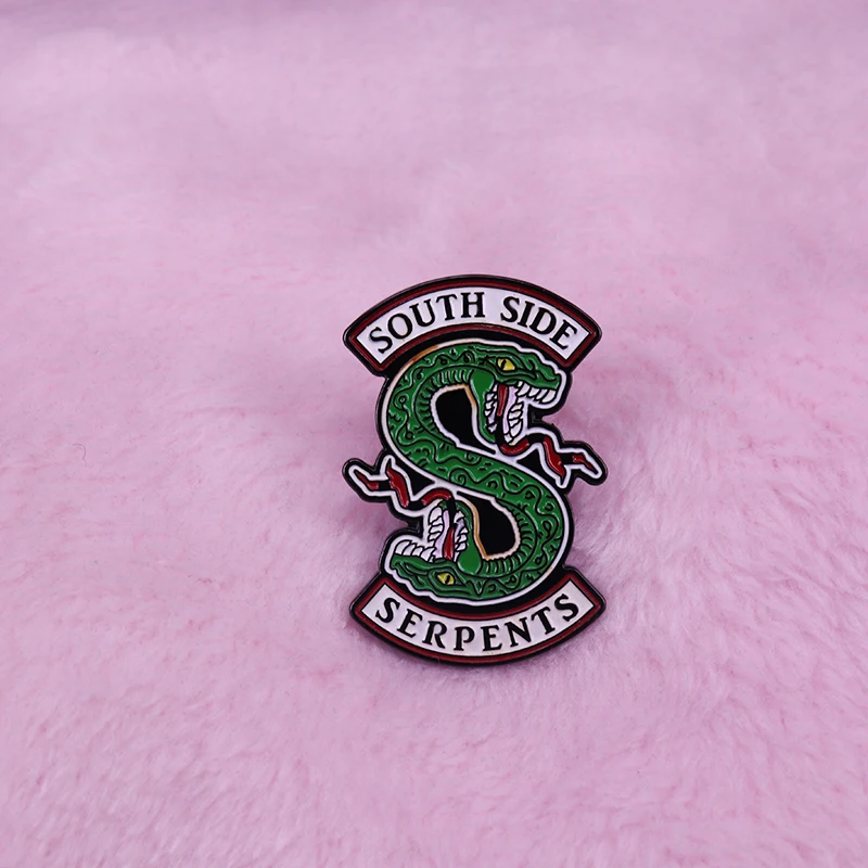 Нашивка Riverdale South Side Serpents крутой подарок для телешоу|Броши| |