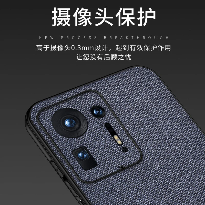 suitable for xiaomi mix4 mobile phone case xiaomi 11lite cloth stitching note10 silicone soft edge cc9e protective cover free global shipping
