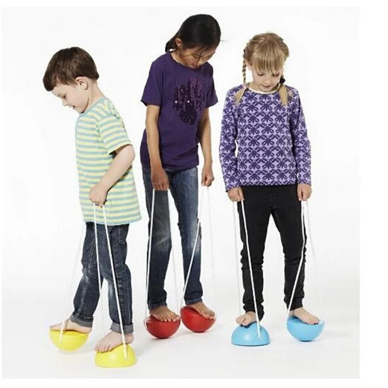Walk Jump Stilt Balance hemisphair Ball игры для детей сенсорная интеграция упражнения игры игрушки