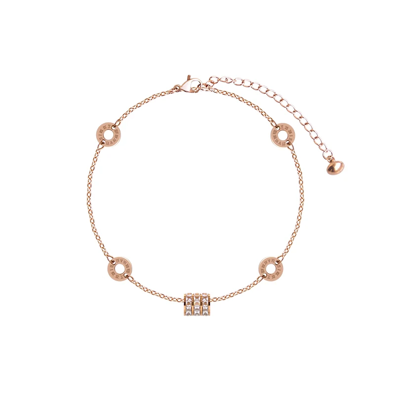 

Women's Bracelets Roman Digital Transfer Bracelet for Women Y2K Aesthetics Jewelry Fashion Small Waist Golden Trend Accessories