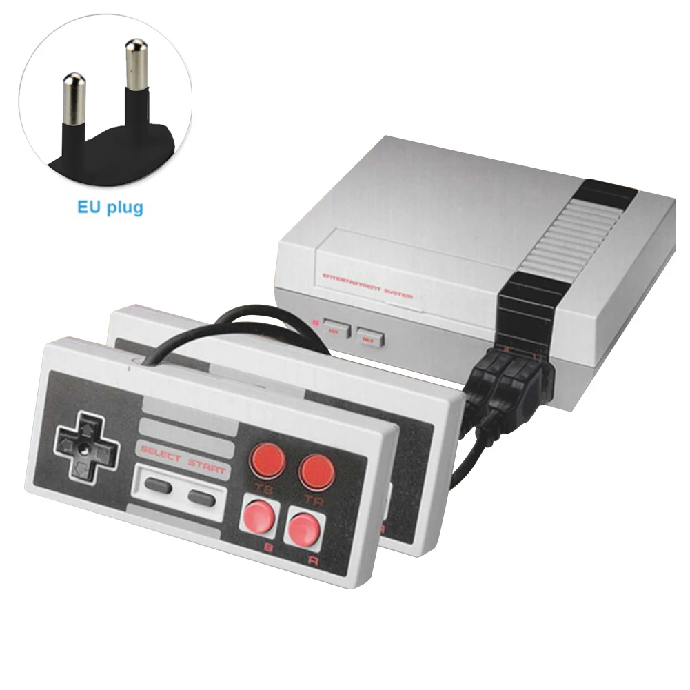 8 бит игровой плеер подарок ТВ игровая консоль плагин карта NES Портативный видео 2