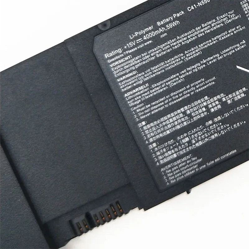 HanGreat C41-N550 Новый аккумулятор для ноутбука Asus N550 N550J N550JA N550JV N550JK N550X47JV Q550L Q550LF G550 G550J