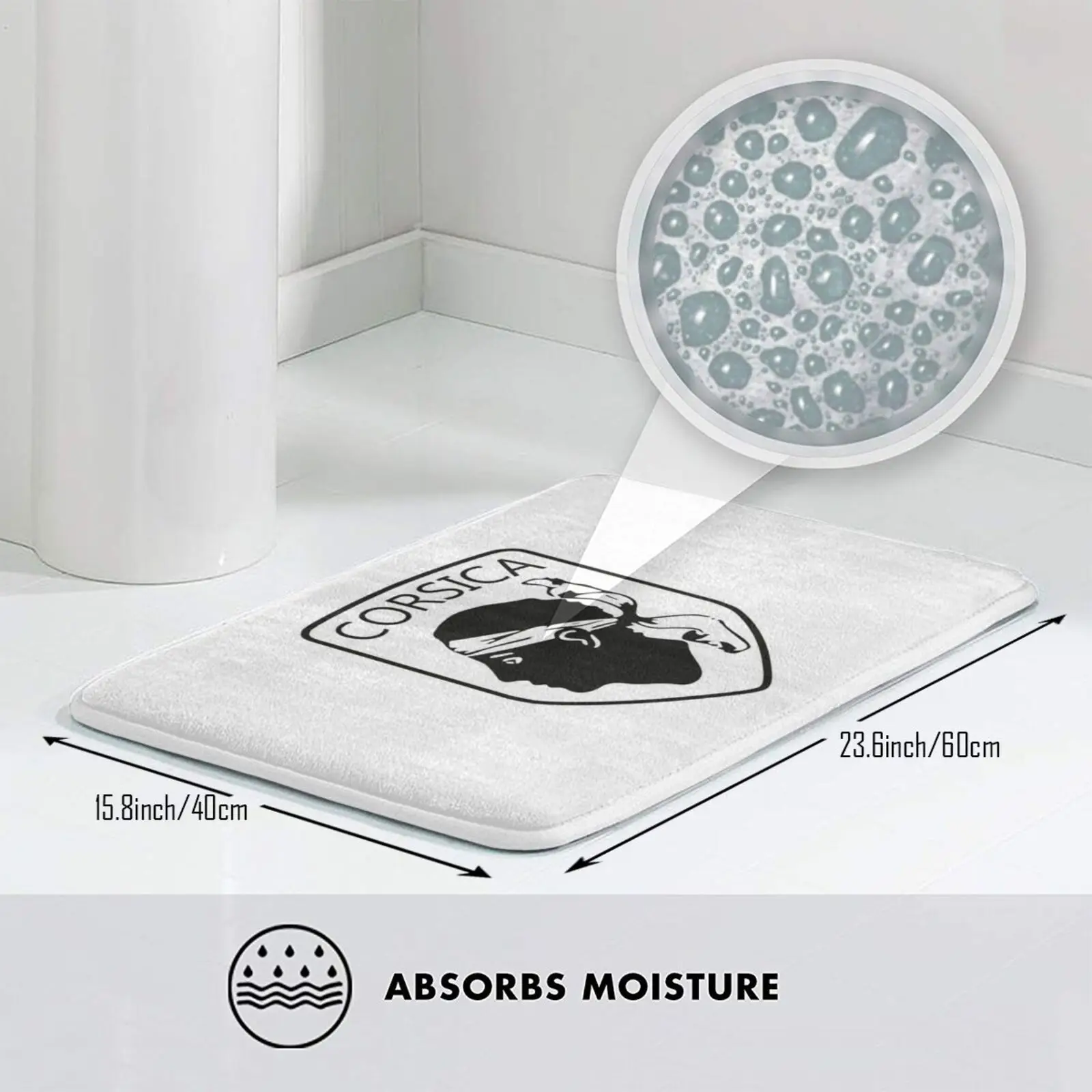 Ковер с флагом Корсики французский коврик мягкая подушка для острова Корсика