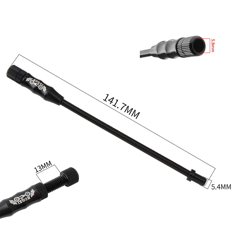 MUQZI MTB Bike Brake Noodles Protector Cable Guide Bend Tube Pipe Hose Stainless Steel Extend V Brake Spring Noodle Bicycle Part