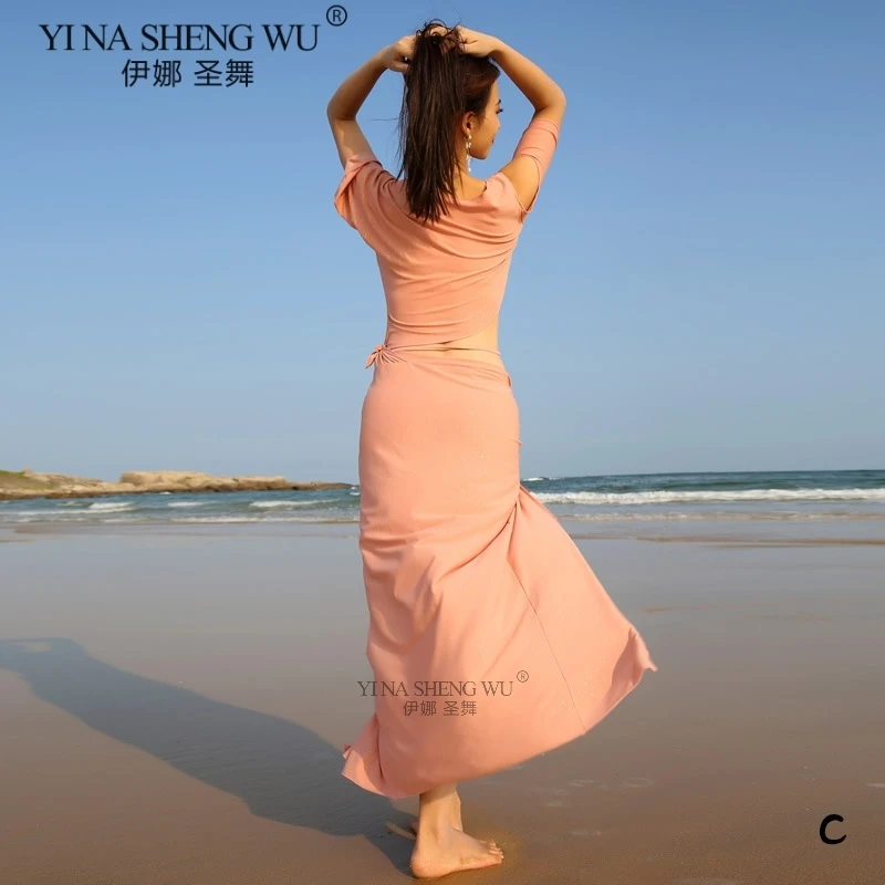 Женский костюм для танца живота юбка с принтом комплект из 2 предметов |