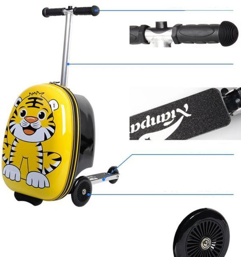 18 &quotДетский скутер прокатки костюм чехол ленивый тележка скейтборд чемодан для