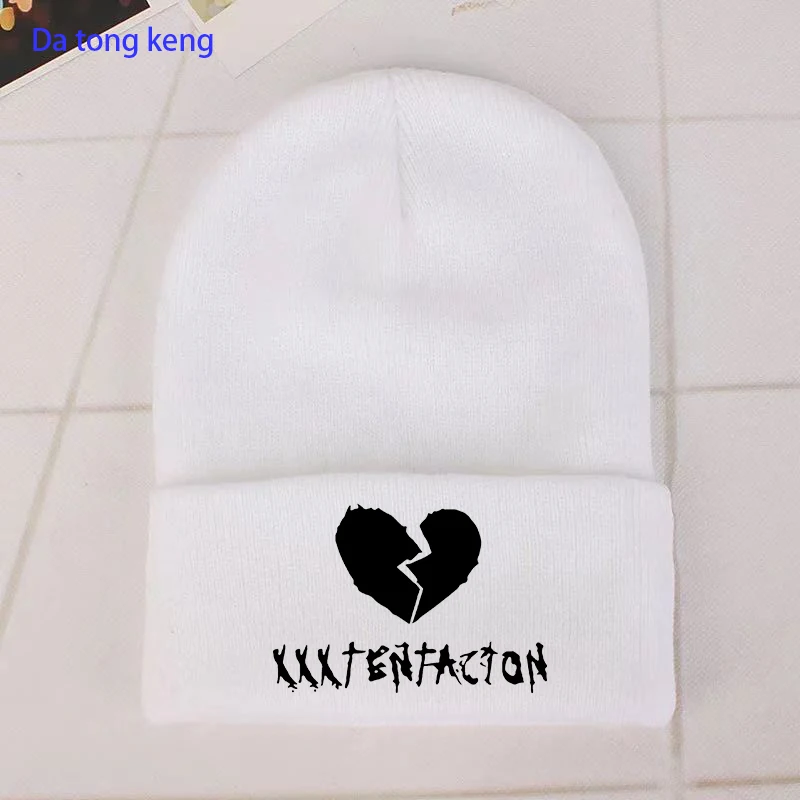 

2021Hip Hop singer xxxtentacion Knitted winter hat Cotton men women Lil Peep Beanie bonnets