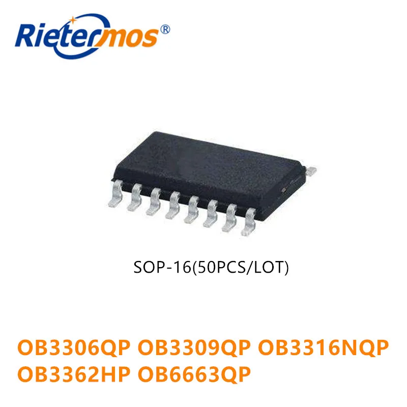 50 шт. OB3306QP OB3309QP OB3316NQP OB3362HP OB6663QP SOP16 оригинал | Электроника
