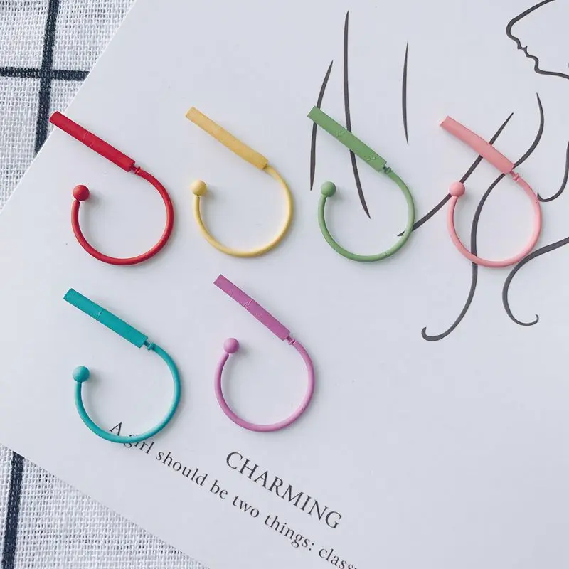 DIY jewelry accessories multi-color optional circle earrings earrings jewelry accessories materials