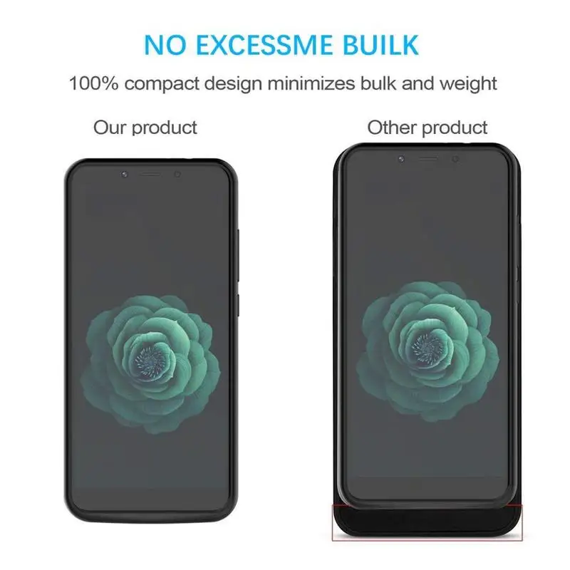 Противоударный портативный чехол для аккумулятора Xiaomi mi 6X A2 внешнего зарядного