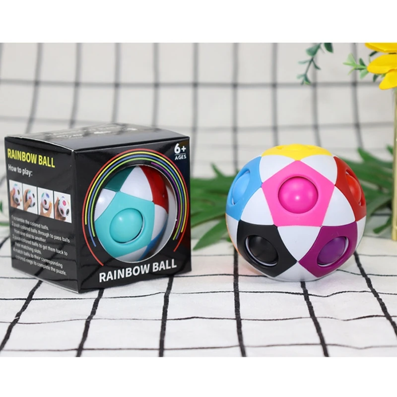 

Decompression Toy Slide Puzzle Ball Anxiety Therapy Toy Kids Educational Cube