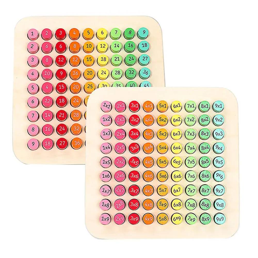 Математический стол 9x9 математическая игрушка материалы Монтессори Обучающие