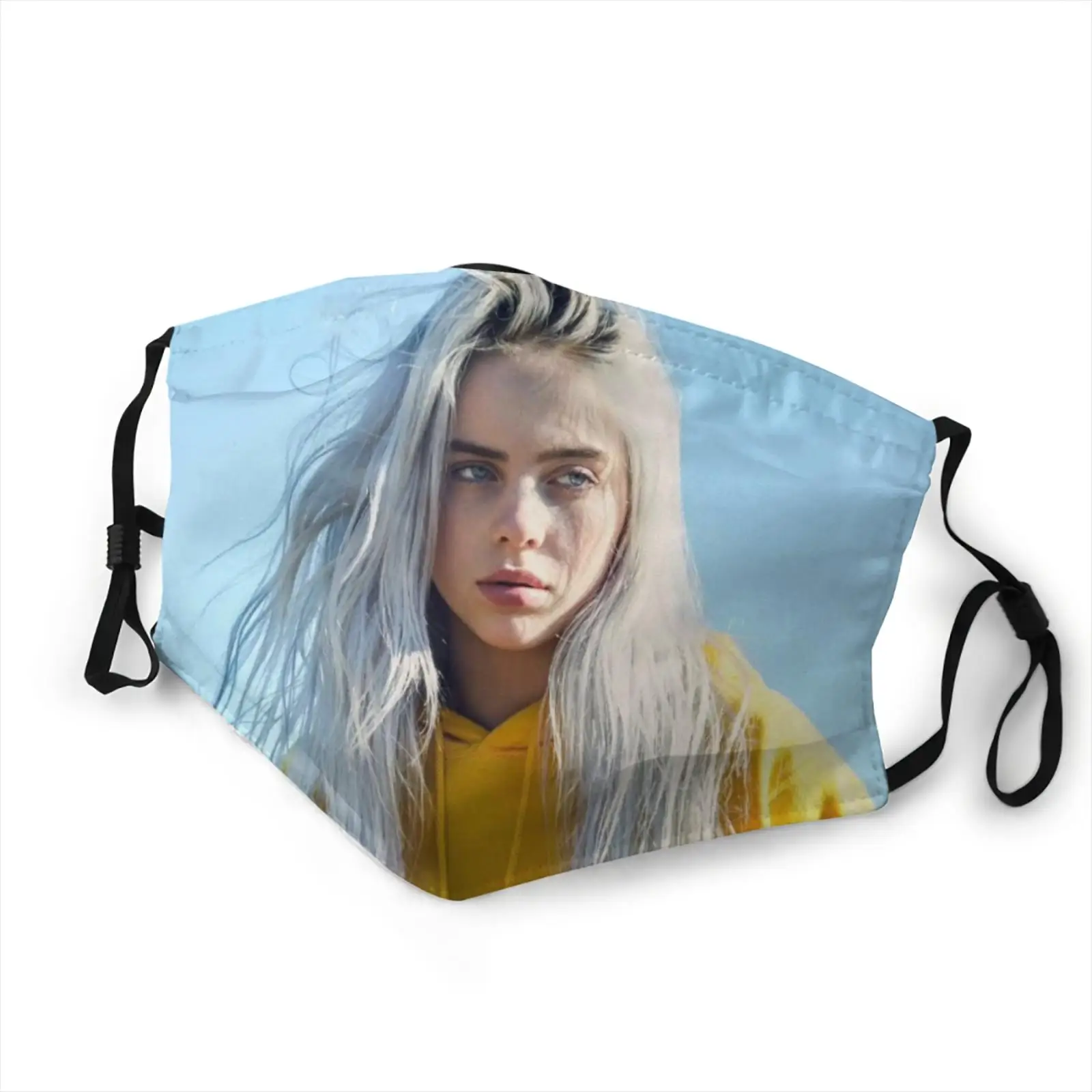 

Bellyache print Filter air mask harajuku boys/girls Filter air mask BillieEilish merch female/male mascarilla moda