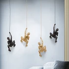 Креативные статуэтки скалолазания, скульптура, настенные подвесные украшения, статуя из смолы, украшения для дома, аксессуары для декора