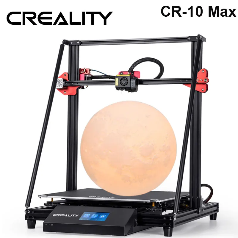 CREALITY 3d принтер CR-10 Макс большой размер, поддержка стержня, двойной PSU& Y оси ремень, сломанной нити обнаружения, BL Сенсорный датчик и сенсорный ЖК-дисплей