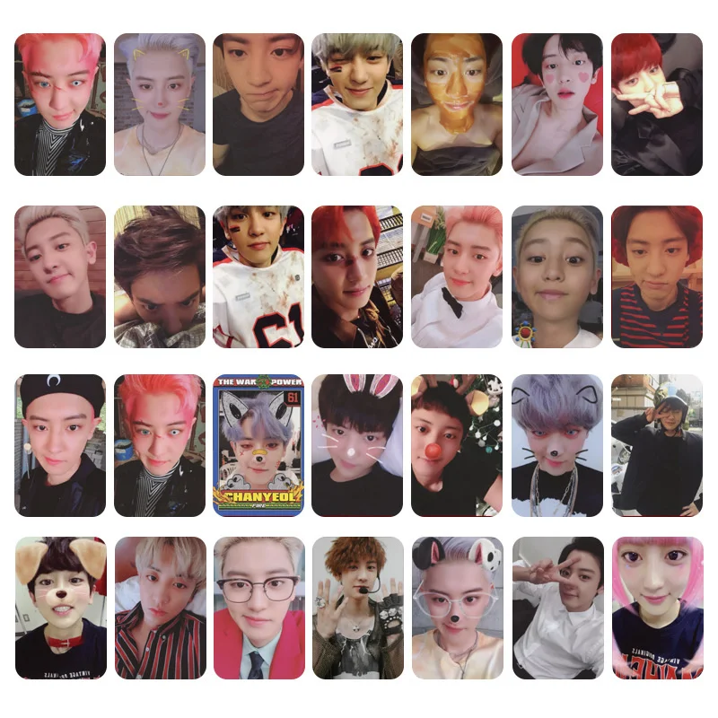 

EXO Park Chanyeol LOMO Card Self Made Postcard Photo Card For Fans Collection 10Pcs/Set Kpop