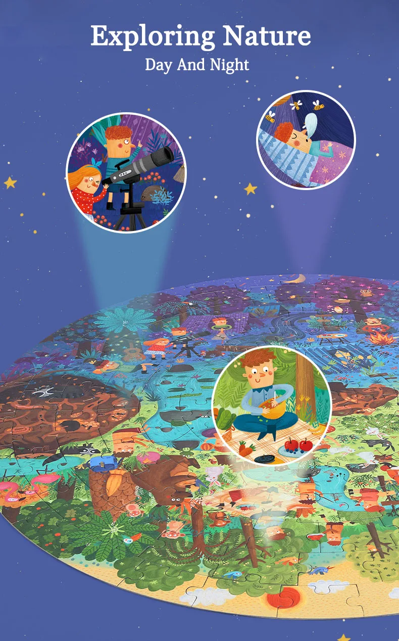 Головоломка MiDeer, 150 шт., пазлы, игрушки, развивающие игрушки, ручная роспись, паззл, доска, стиль, Набор пазлов, коробка для детей, подарки для детей> 3 лет