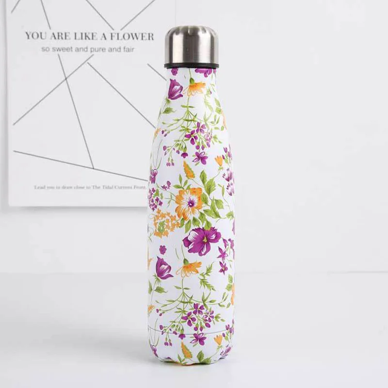 

500ml Coke Bottle Double-Wall Insulated Vacuum Flask Stainless Steel Coke Thermos For Sport Water Bottles Thermoses